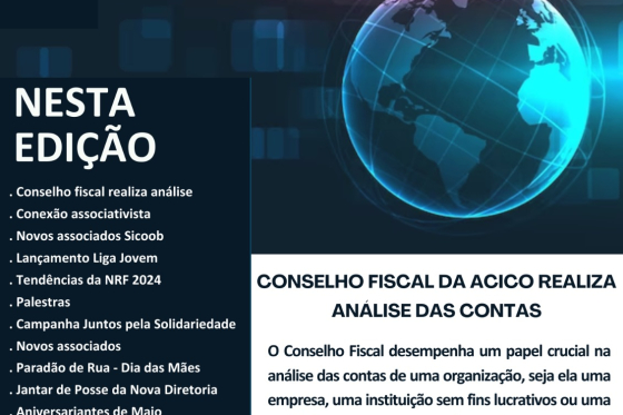 INFORMATIVO ACICO NEWS DE MAIO