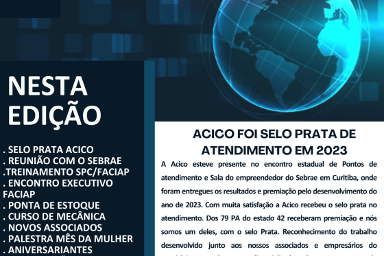 INFORMATIVO ACICO NEWS DE MARÇO