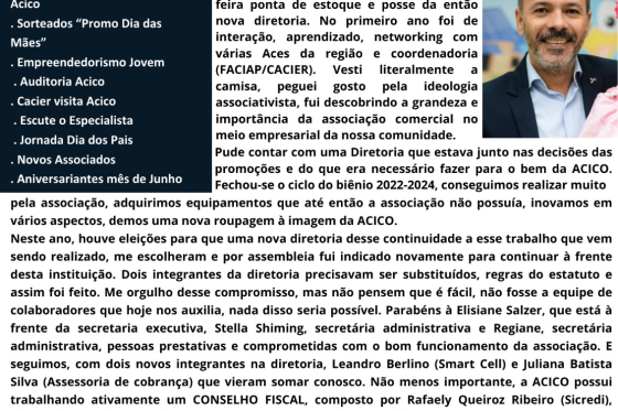 INFORMATIVO ACICO NEWS JUNHO.
