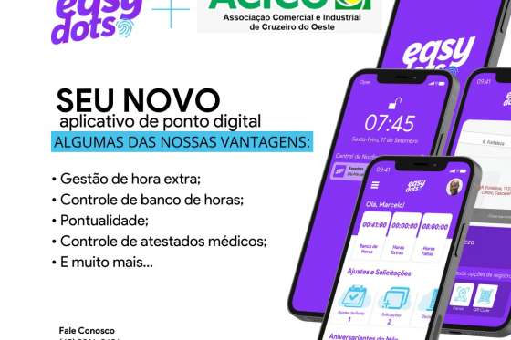 Nova parceria Acico e Easydots