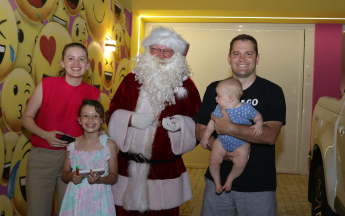 Sorteio e Chegada do Papai Noel Acico