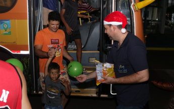 Sorteio e Chegada do Papai Noel Acico