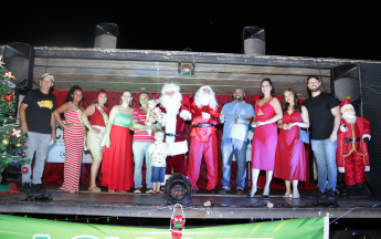 Sorteio e Chegada do Papai Noel Acico