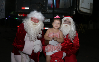 Sorteio e Chegada do Papai Noel Acico