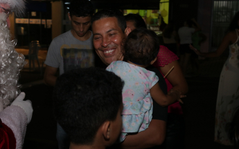 Sorteio e Chegada do Papai Noel Acico