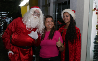 Sorteio e Chegada do Papai Noel Acico