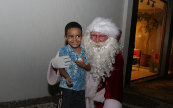 Sorteio e Chegada do Papai Noel Acico