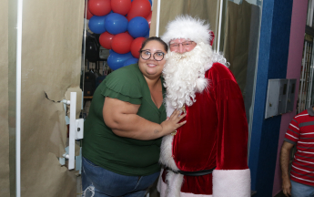 Sorteio e Chegada do Papai Noel Acico