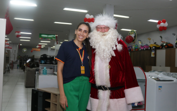 Sorteio e Chegada do Papai Noel Acico